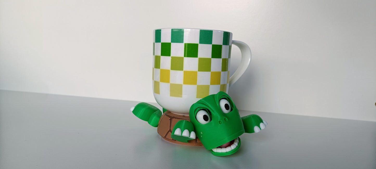 Schildkröte Untersetzer für Tasse / Glas